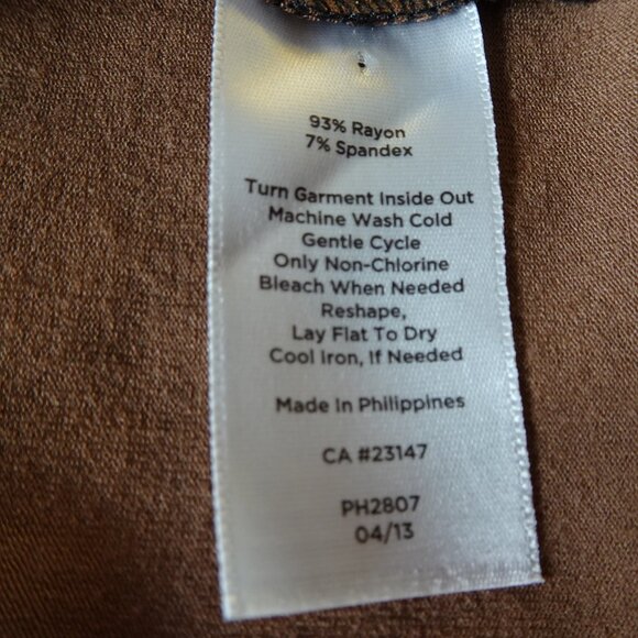 Talbots Leopard Print Dress Plus Size 3X Belted Long Sleeve Career Wear Party - Picture 9 of 9